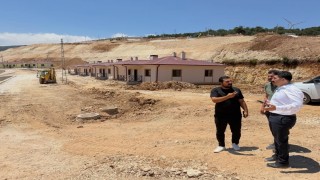 Şenköyde afet konutları tamamlanma aşamasına geldi