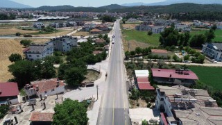 Seydikemer Belende yol çalışmaları tamamlandı