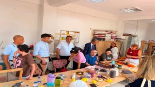 Sinopta özel bireyler el sanatlarıyla engelleri aşıyor