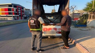 Sosyal medyadaki görüntüler ihbar oldu, kamyonet sürücüsüne ceza kesildi