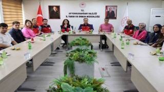 Stajyer öğrencilere kurum tanıtımı yapıldı