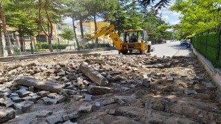 Sungurluda Çorum FK Sokağında çalışmalar başladı
