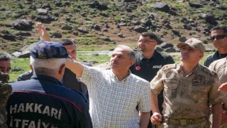 Süpha Dürek Dağında kayıp dağcıyı arama çalışmaları sürüyor
