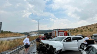 Susurlukta otoyolda cip ile kamyon çarpıştı: 1 yaralı