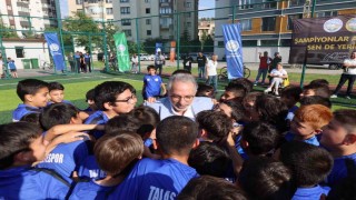 Talasta yaz spor okullarına coşkulu açılış