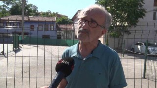 Tarihi mezarın üzeri çakıl taşlarıyla kapatılıp otopark görünümü verildi