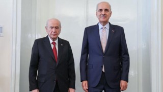 TBMM Başkanı Kurtulmuş'tan Bahçeli'ye 'Terörsüz Türkiye' Ziyareti