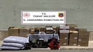 Tokatta kaçak tütün operasyonu: 4 gözaltı