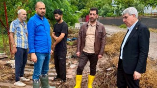 Toprakkale’de Sağanak Yağış Sele Neden Oldu
