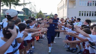 Trabzonsporda Aral Şimşir ilk antrenmanına çıktı