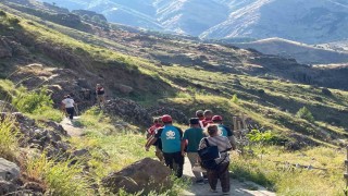 Tunceli'de yaralanan kadın ekiplerin müdahalesiyle kurtarıldı
