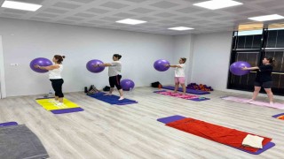 Turgutluda kadınlar spora ritmiyle güç katıyor