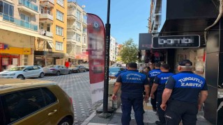 Turgutlu'da yol ve kaldırım işgallerine ortak denetim