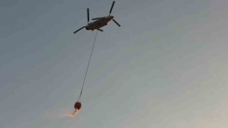 Türkiyenin en büyük yangın söndürme helikopteri sahaya indi