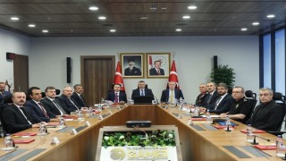 Üç bakan ‘Spor Güvenliği Değerlendirme toplantısında bir araya geldi