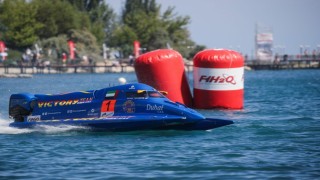 UIM F1H2O Kırgızistan Grand Prixsinde ilk gün serbest antrenmanlar yapıldı