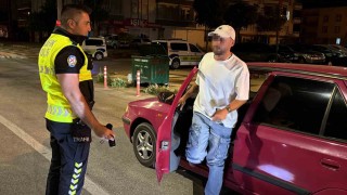 Uygulamada alkollü yakalanan sürücünün ehliyetine el konuldu