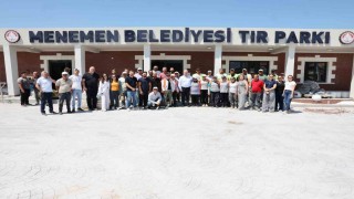Uzun yol şoförlerine Menemende otel konforunda tesis
