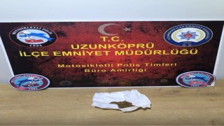 Uzunköprüde Yunus timlerinden uyuşturucu operasyonu: 2 şüpheli hakkında işlem başlatıldı