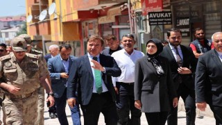 Vali Aydoğdu, Tercanda vatandaşlar ve esnafla buluştu