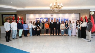 Vali Baruş, Uluslararası Tömer öğrencilerini kabul etti