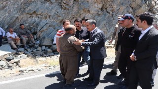 Vali Ekici, Habur Çayındaki arama çalışmalarını yerinde inceledi