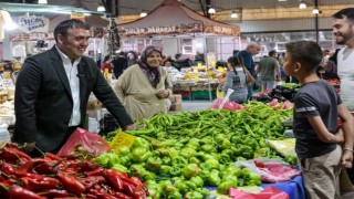 Vali Sözer esnafın ve vatandaşın nabzını tuttu