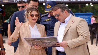 Vali Sözer Gölpark Festte incelemelerde bulundu