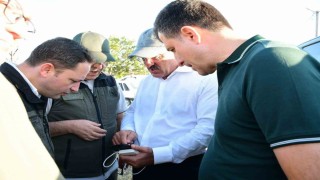 Vali Toraman, Bigadaki yangını yerinde inceledi