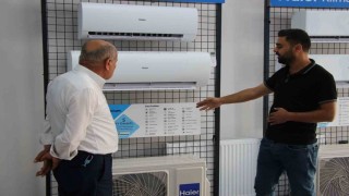 Van'da kavurucu sıcaklar klima satışlarını artırdı