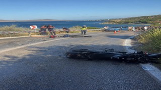 Vidanjöre çarpan 19 yaşındaki motosikletli hayatını kaybetti