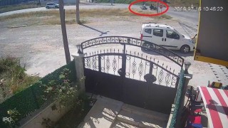 Yalovada karı kocanın öldüğü kaza anı saniye saniye kameraya yansıdı