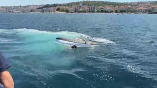 Yalovada yelkenli tekne alabora oldu, yaşlı adam kurtarıldı