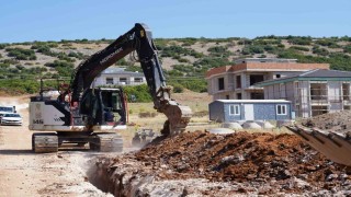 Yatağanda yeni yerleşim birimine kanalizasyon hizmeti
