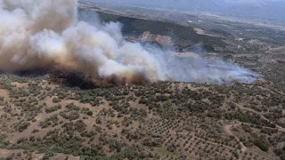 Yazıkentte yangını büyüten rüzgar bugün de etkisini sürdürecek