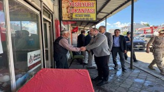 Yeni Kaymakam Güvençten Arpaçayda esnafla ilk buluşma