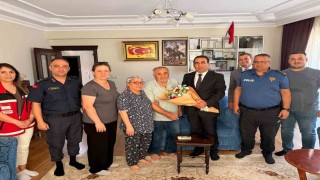 Yeni kaymakamın ilk durağı şehit evi oldu