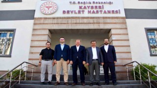 Yeşilhisar heyetinden Başhekim Çöle ziyaret