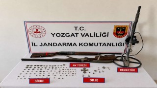 Yozgat'ta tarihi eser nitelikli objeler ele geçirildi