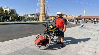 13 yıllık bisiklet tutkunu, en büyük hayali için dünyayı pedallayacak