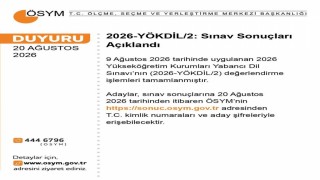 2026-YÖKDİL/2 sonuçları açıklandı