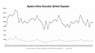 2026nın ilk 7 ayında kurulan şirket sayısı yüzde 7,4 arttı