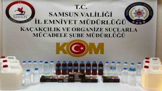 37 litre el yapımı sahte içki ele geçirildi