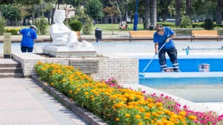 95inci İzmir Enternasyonal Fuarı öncesi Kültürparkta hazırlıklar hız kazandı