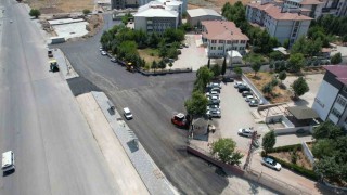Adıyamanda okul bölgesinde asfalt çalışmaları tamamlandı