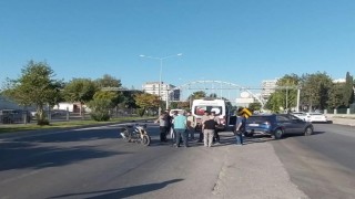 Adıyamanda otomobil ile motosiklet çarpıştı: 1 yaralı