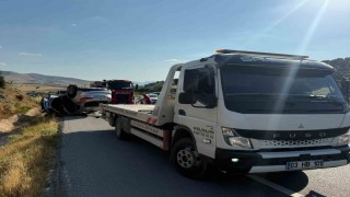 Afyonkarahisarda trafik kazası: 1 ölü 7 yaralı