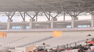 Aile ve Sosyal Hizmetler Bakanlığından Amed-Erzurumspor FK maçında Terörsüz Türkiye pankartı