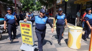 Akdeniz Belediyesi’nden Kaldırım İşgali Denetimi