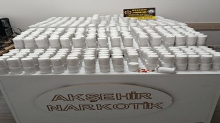 Akşehirde uyuşturucu operasyonu: 38 bin hap ele geçirildi